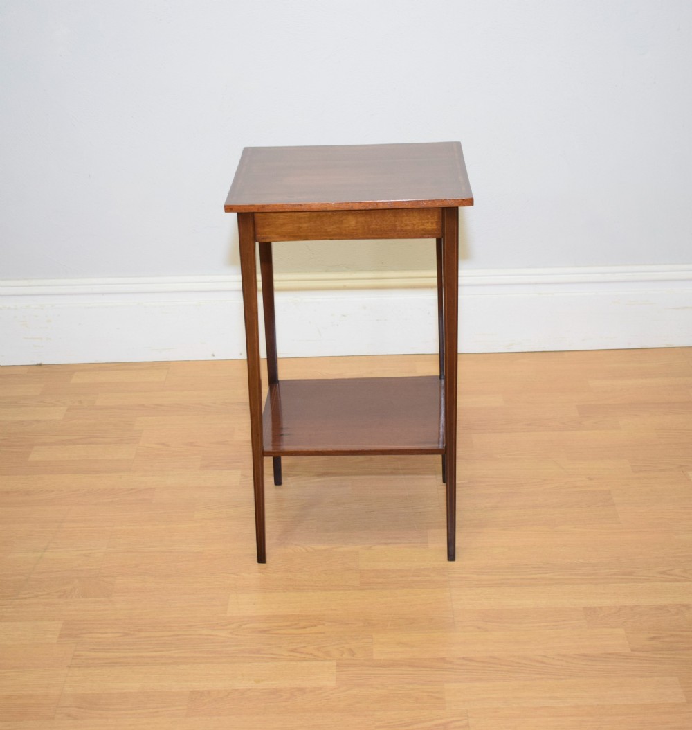 Antique Edwardian Inlaid Side Table