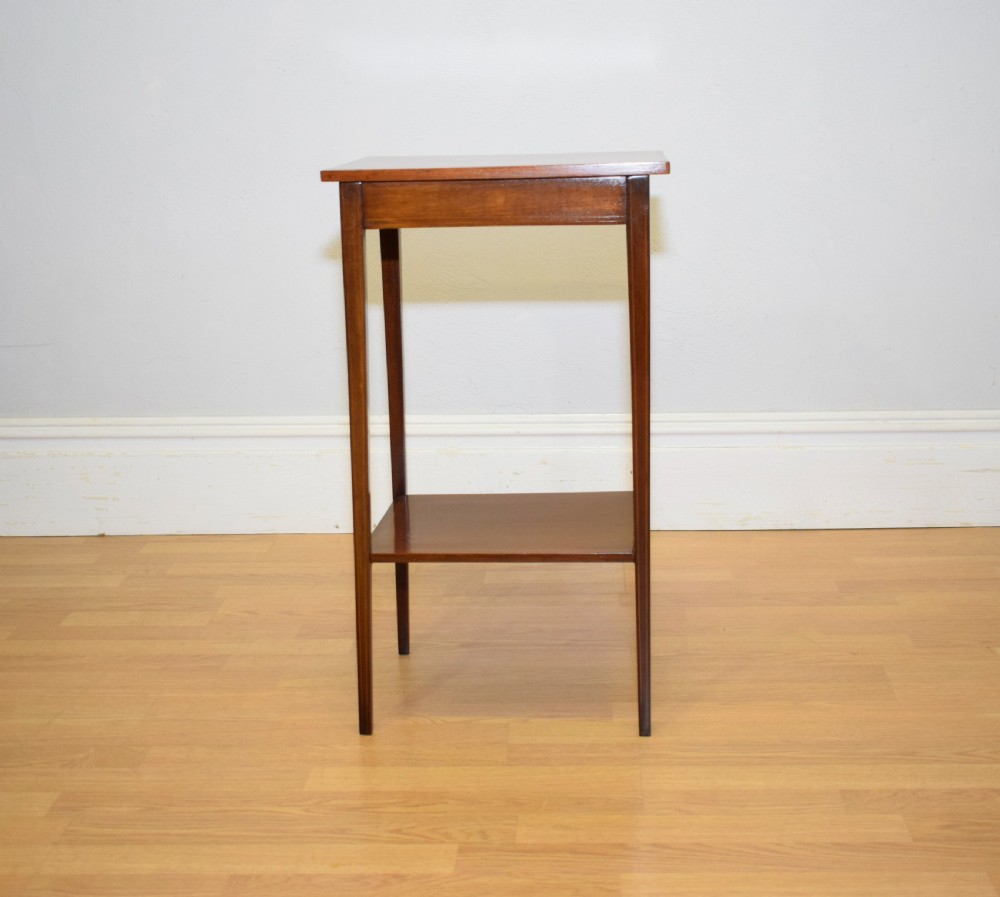Antique Edwardian Inlaid Side Table View III
