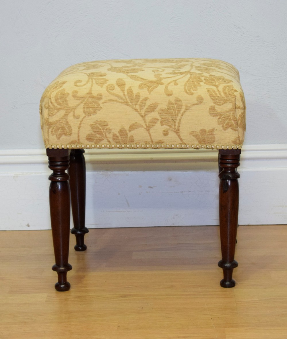 Antique Victorian Stool View II