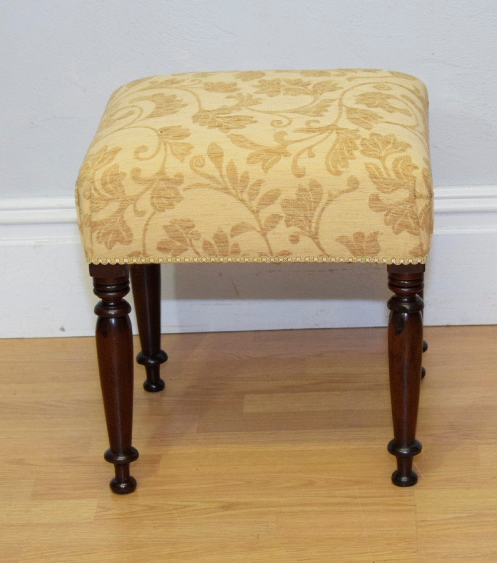 Antique Victorian Stool View III