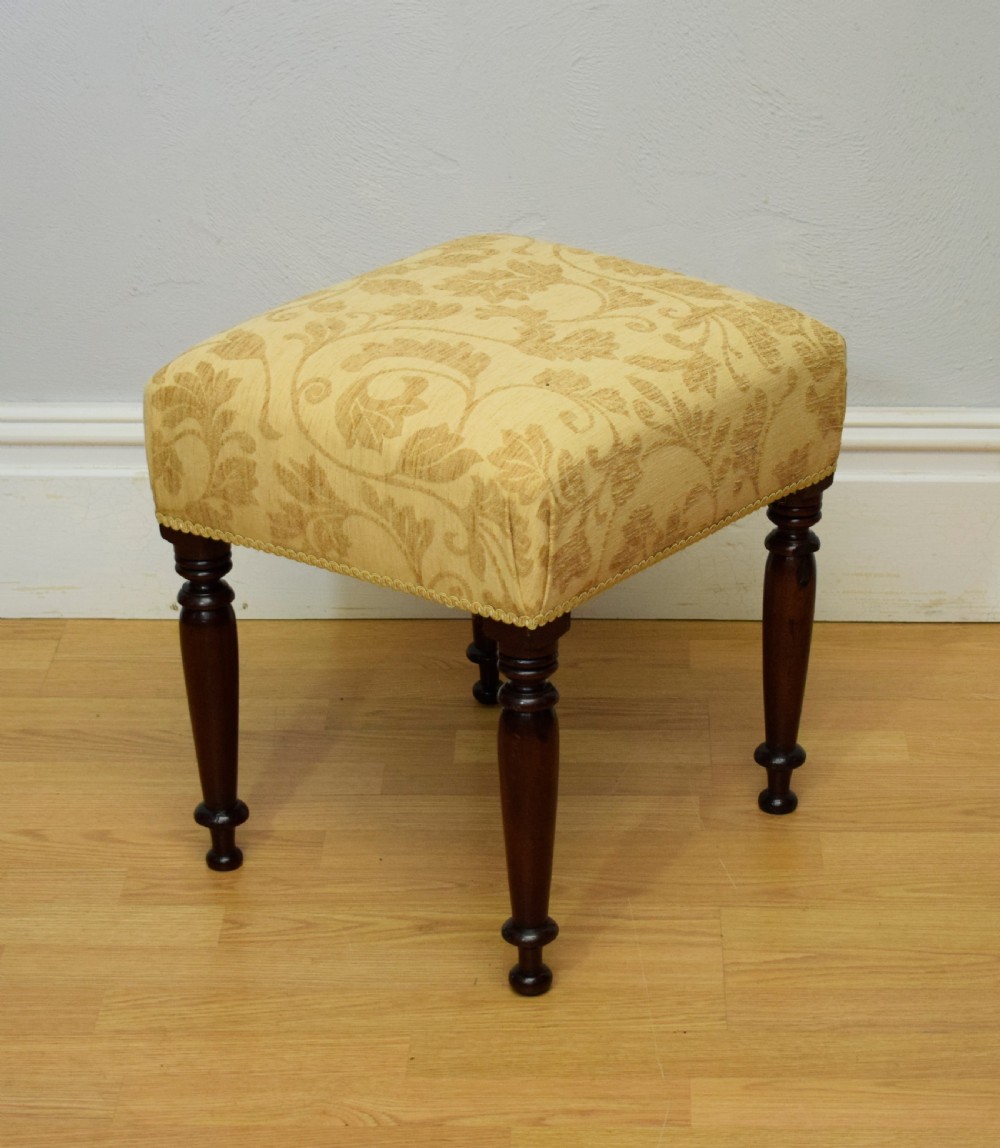 Antique Victorian Stool View IV