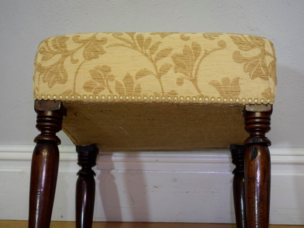 Antique Victorian Stool View X