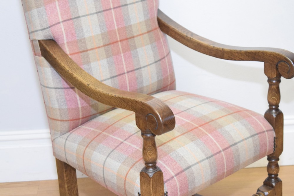 Oak Desk Chair / Library Chair View XI