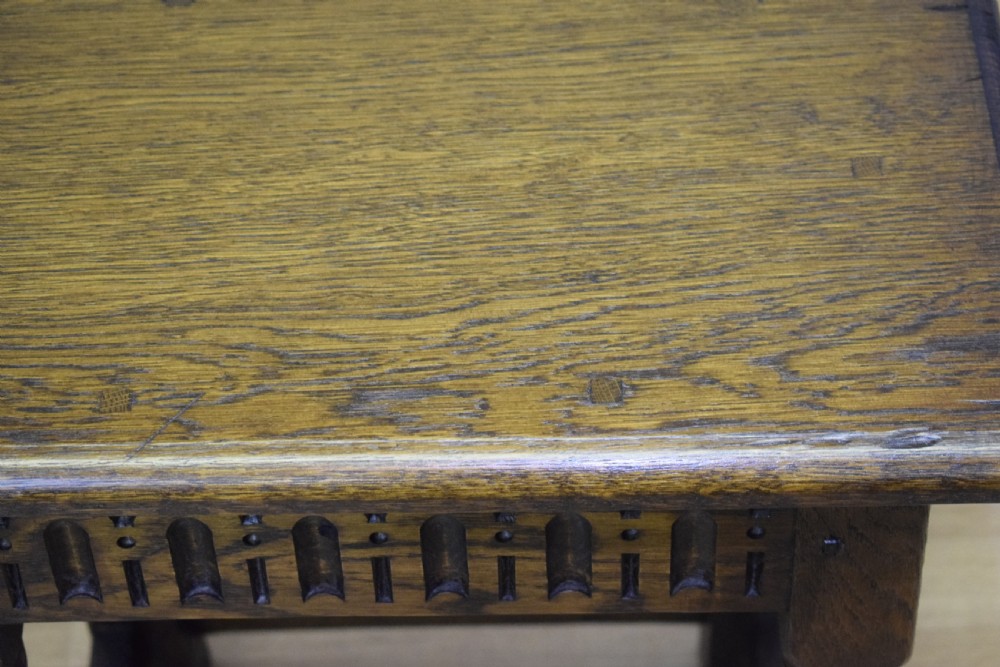 Early 20th Century Oak  Joint Stool View III