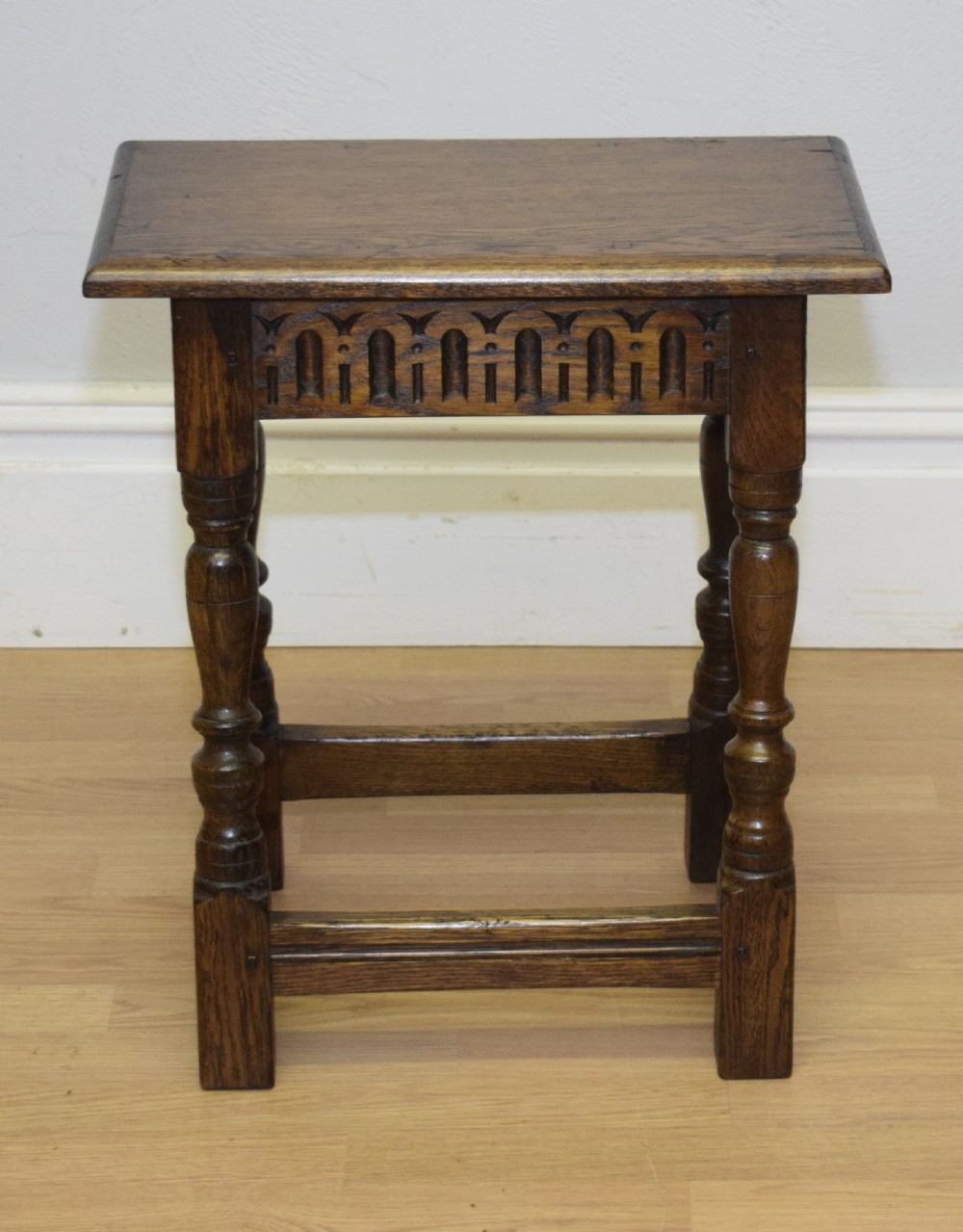 Early 20th Century Oak  Joint Stool View VIII