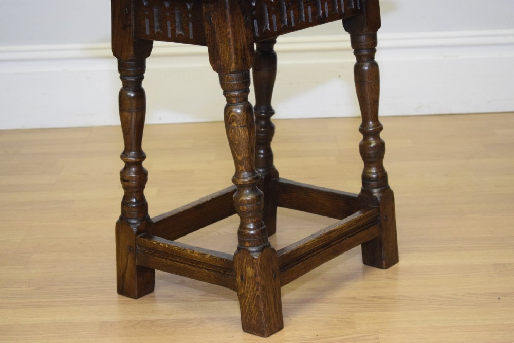 Early 20th Century Oak  Joint Stool View XIV
