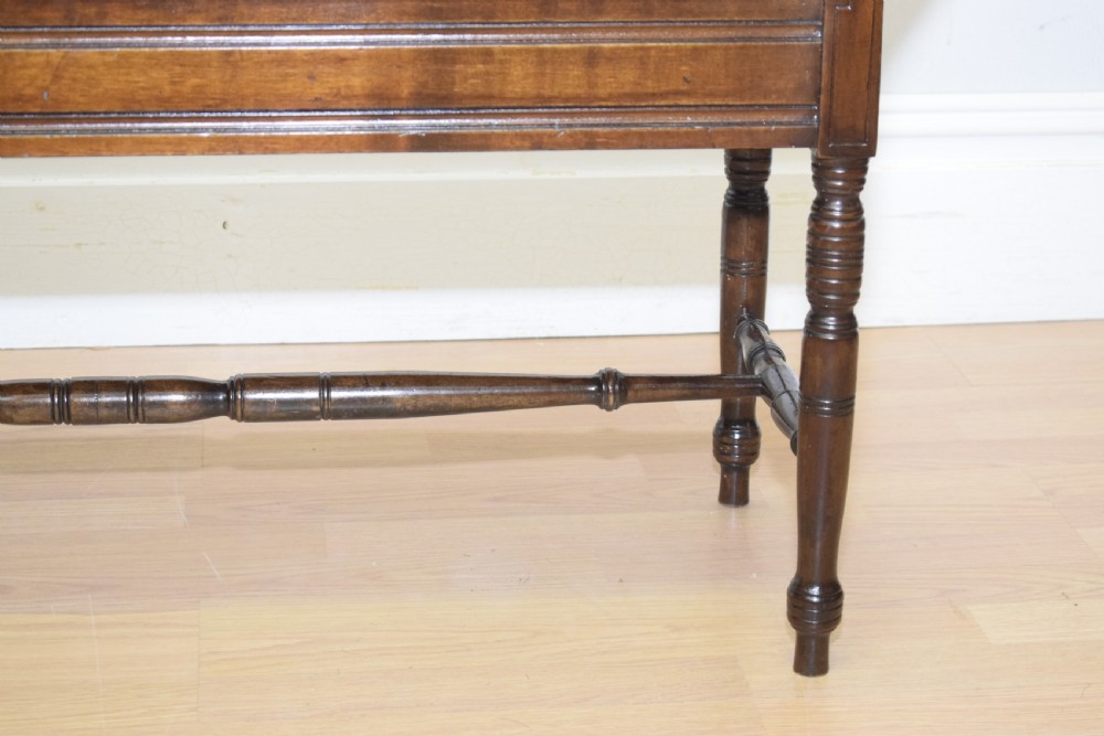 Antique Edwardian Duet Piano Stool View VII