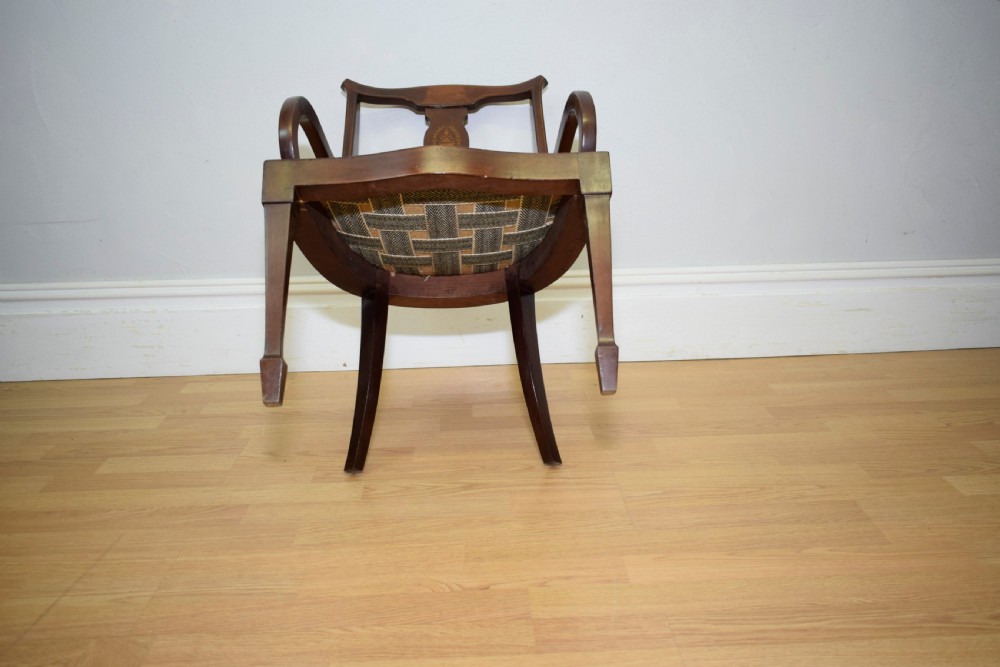 Antique Edwardian Child's Arm Chair View XII