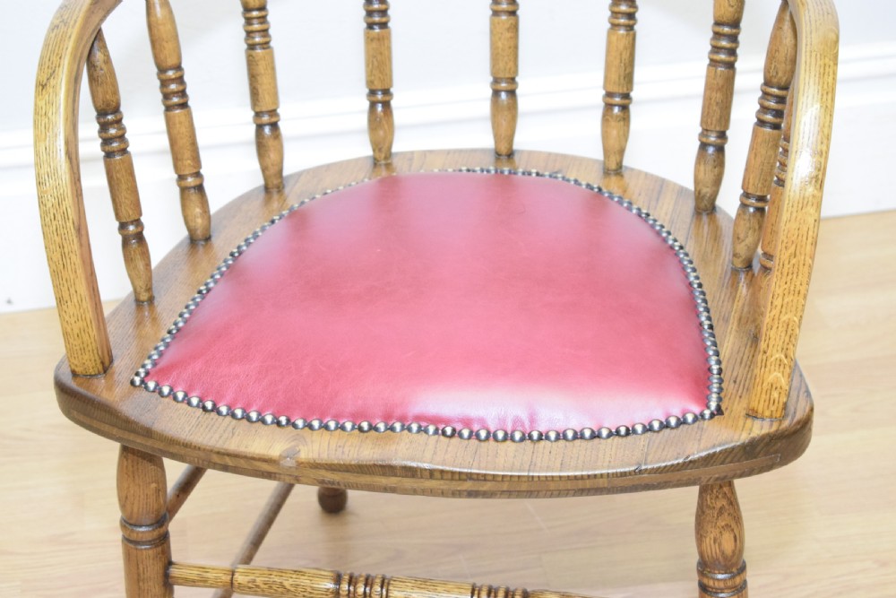 Antique Desk Chair View XI