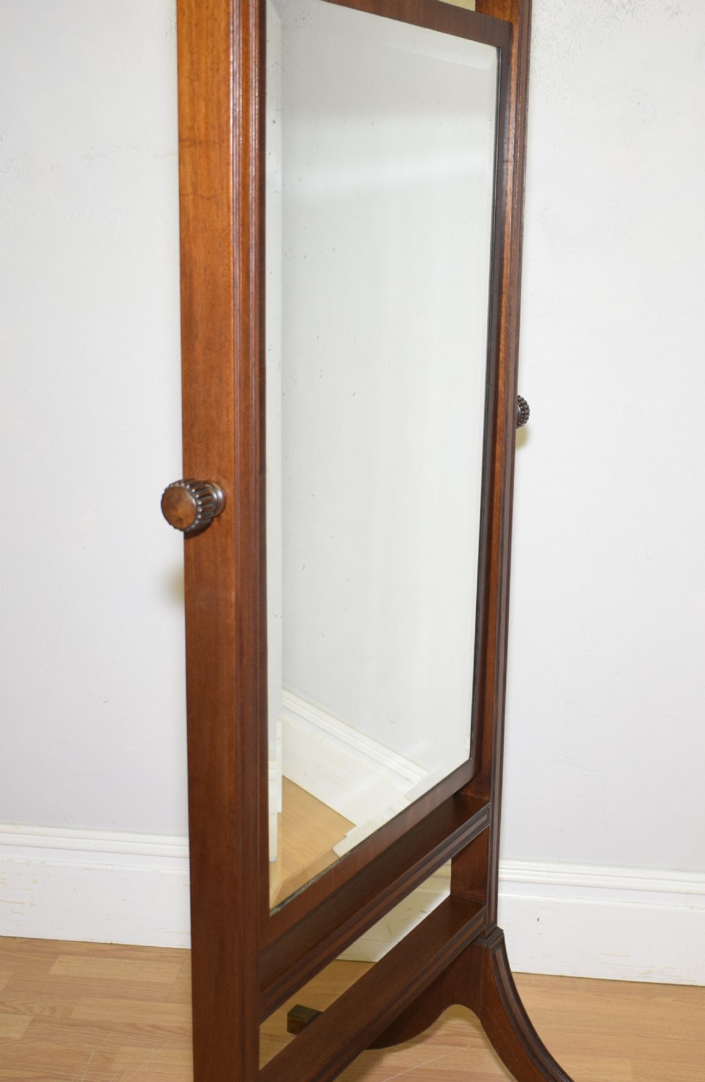 Early 20th Century Cheval Mirror View XV