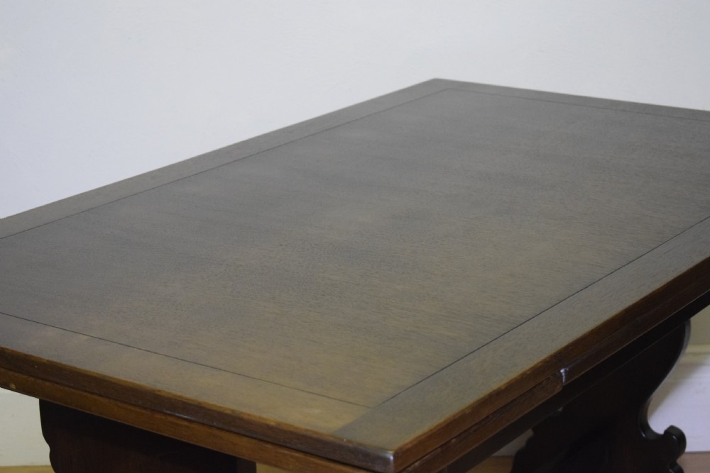Early 20th Century Refectory Table View VI