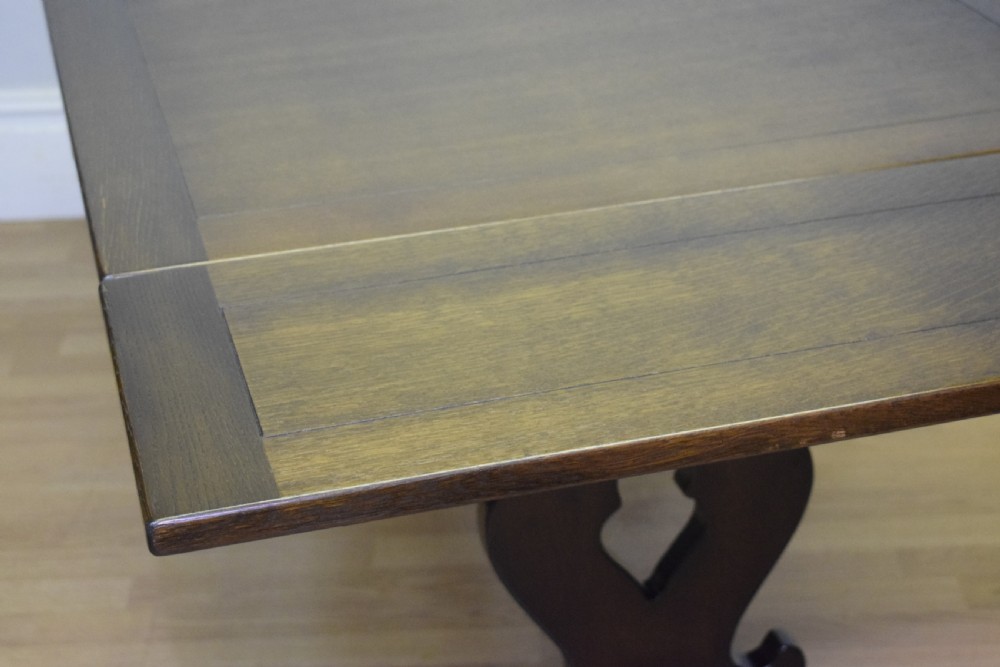 Early 20th Century Refectory Table View IX