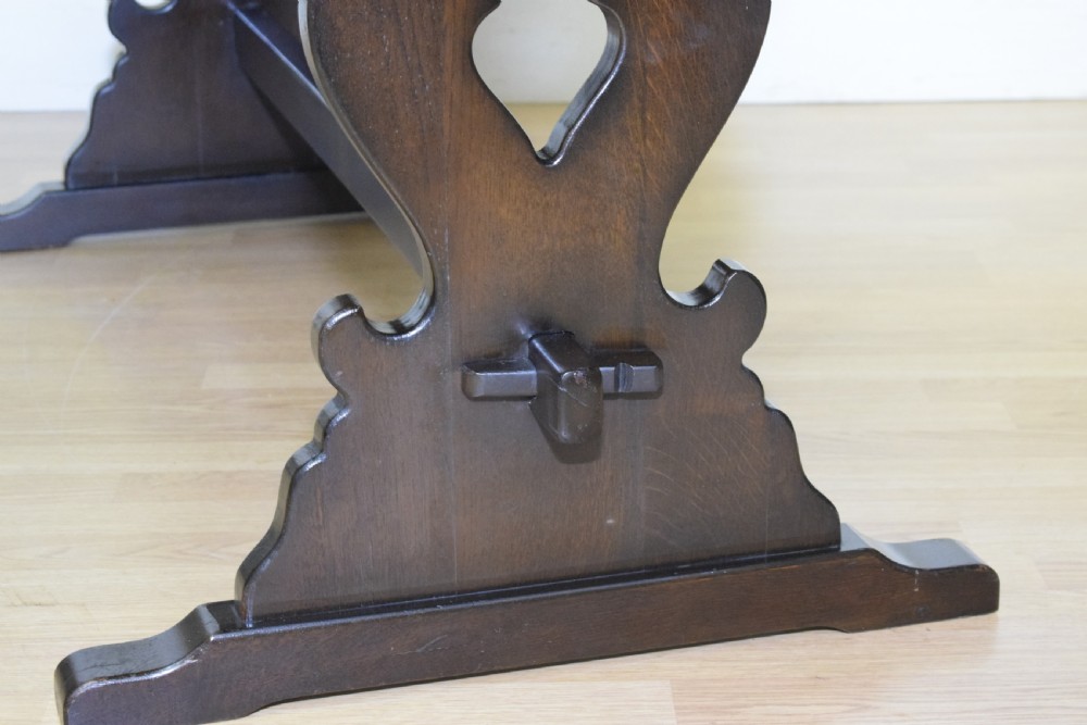 Early 20th Century Refectory Table View XI