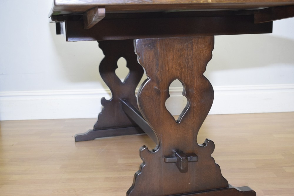 Early 20th Century Refectory Table View XII