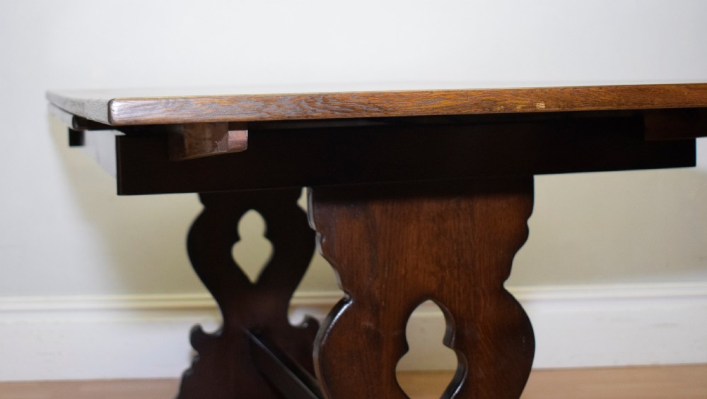 Early 20th Century Refectory Table View XIII