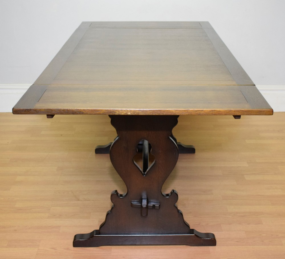 Early 20th Century Refectory Table View XIV