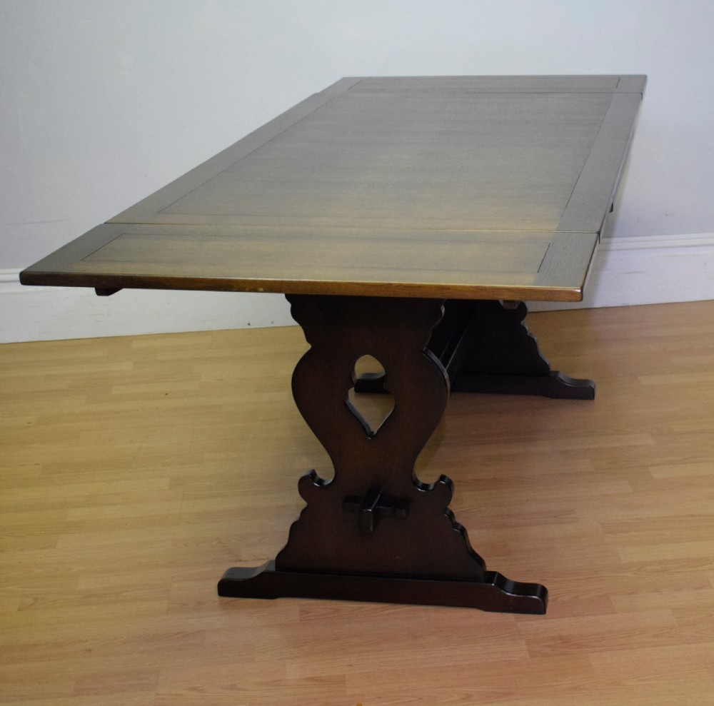 Early 20th Century Refectory Table View XVI