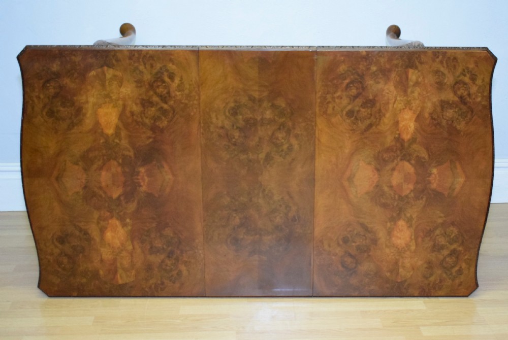 Early 20th Century Walnut Dining Table View IX