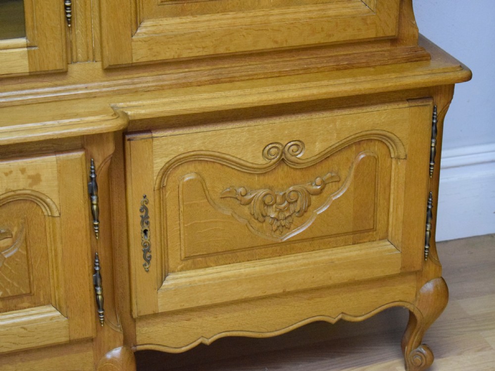 Early 20th Century Oak Display Cabinet View VIII