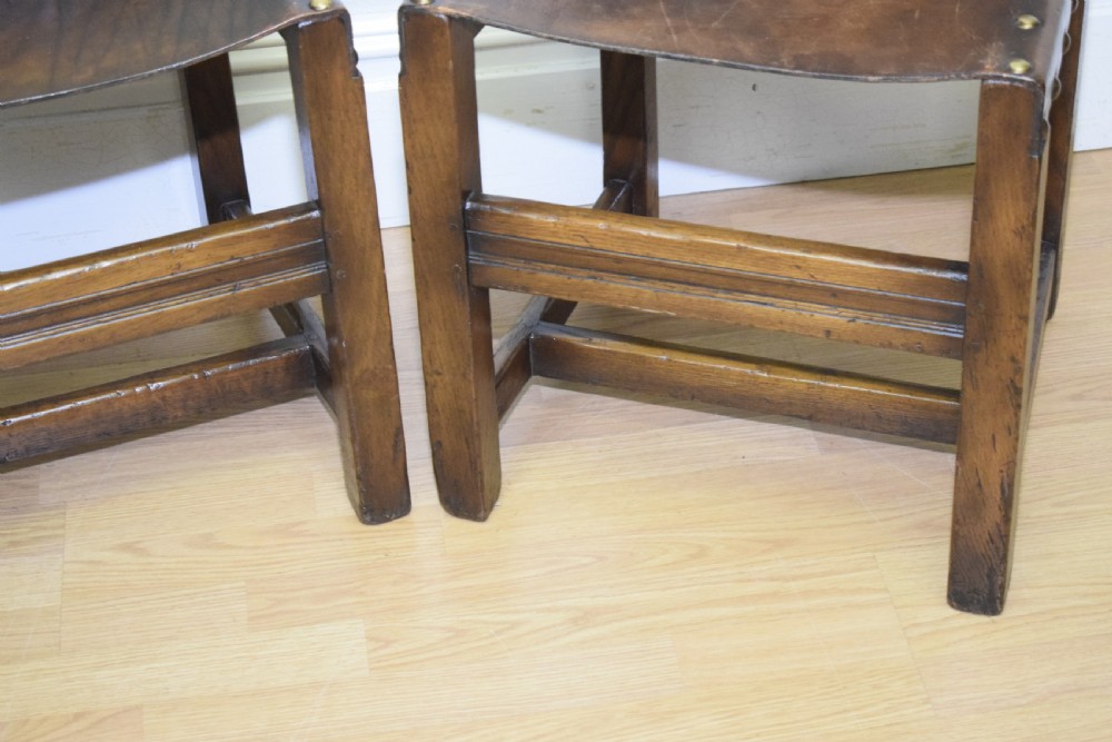 Early 20th Century Set of 8 Oak Dining Chairs View IX