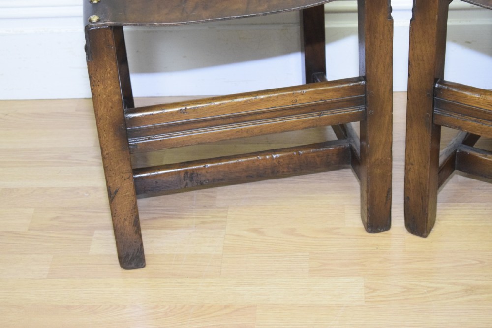 Early 20th Century Set of 8 Oak Dining Chairs View X