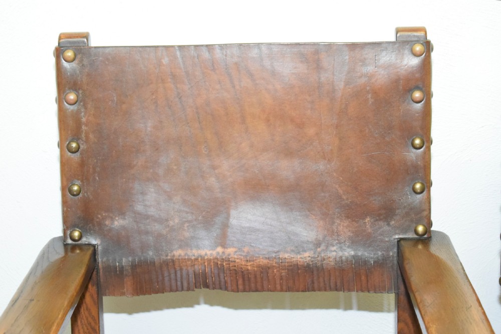 Early 20th Century Set of 8 Oak Dining Chairs View XXI