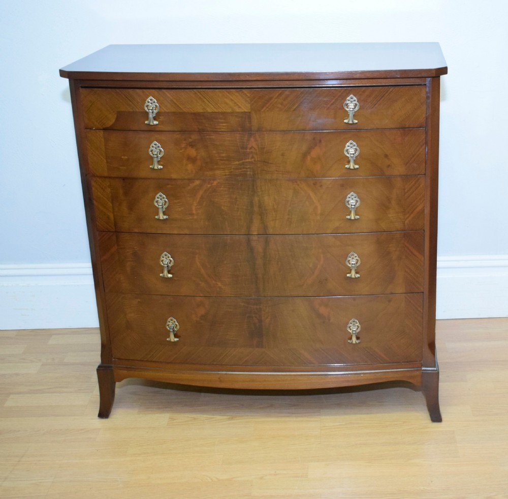 Early 20th Century Walnut Chest of Drawers View IV