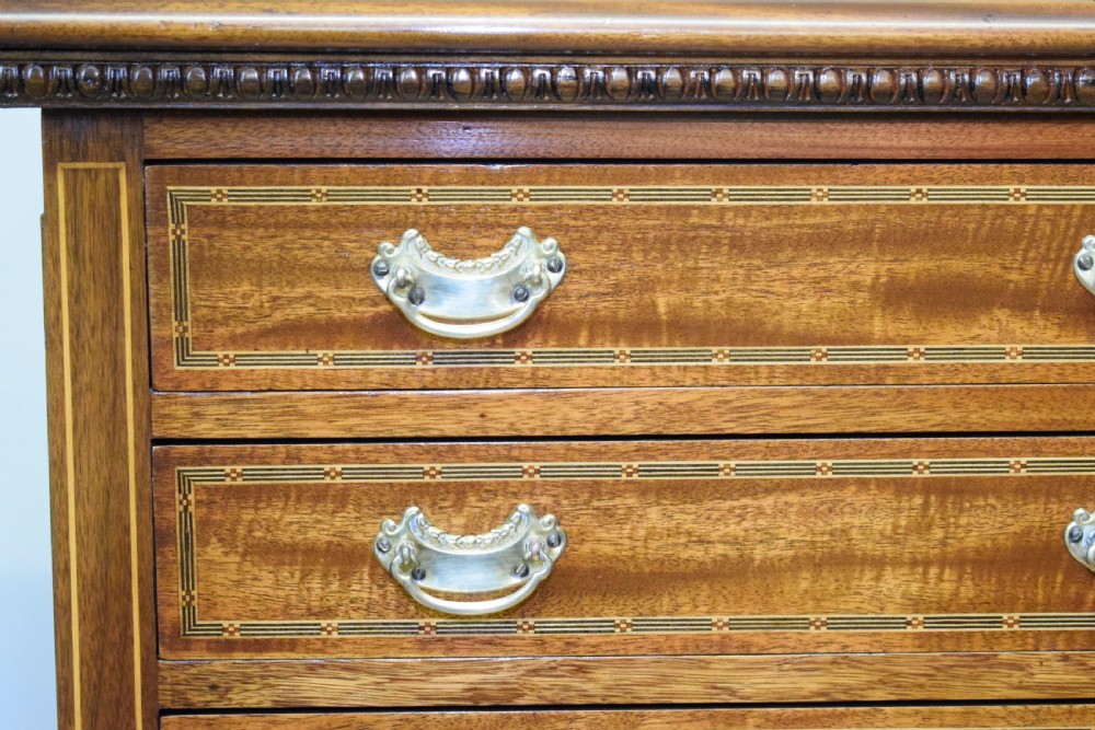 Antique Edwardian Inlaid Cabinet View VI