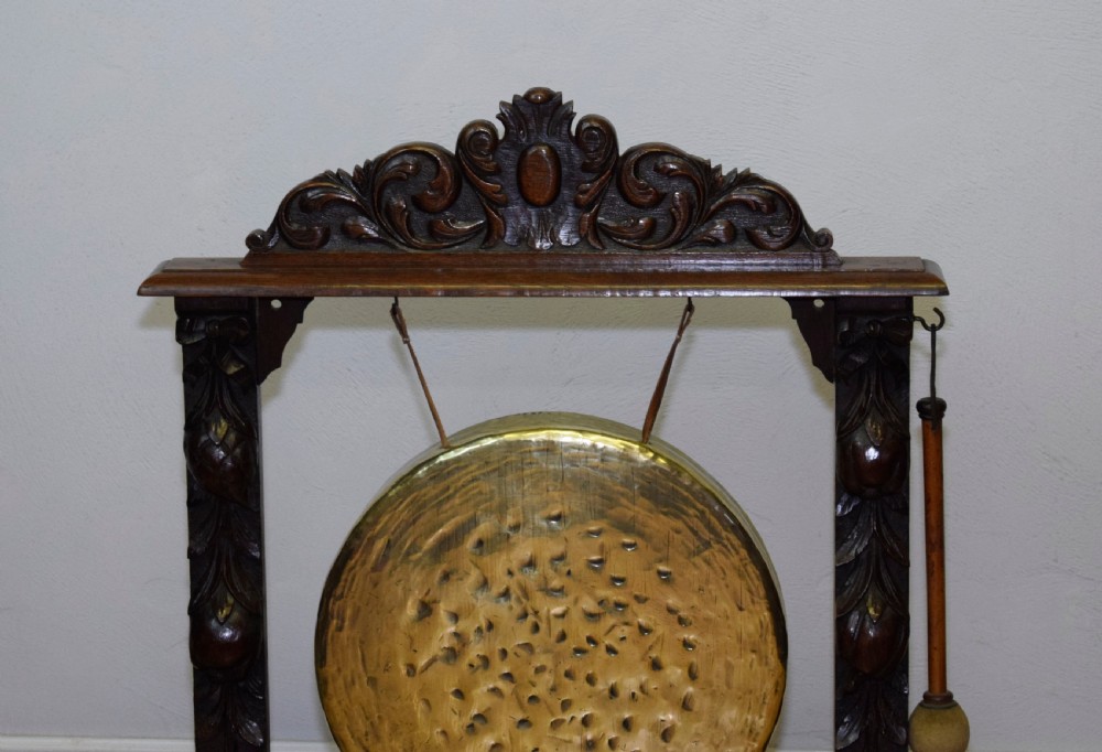 Antique Victorian Gong View III