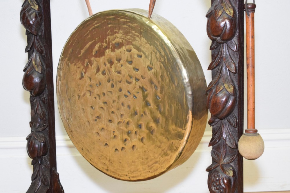 Antique Victorian Gong View XV