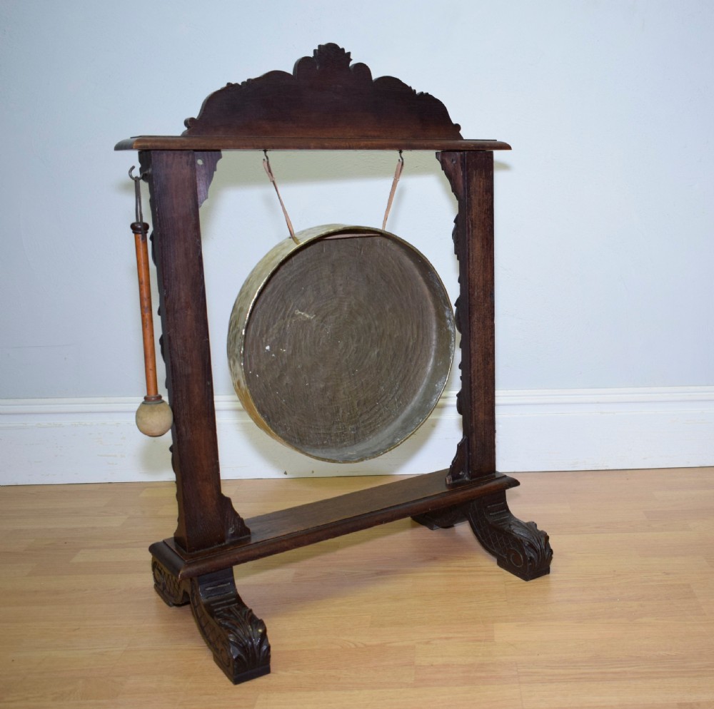 Antique Victorian Gong View XVIII
