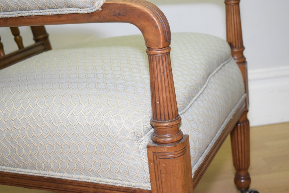 Antique Regency Satinwood Armchair View VI