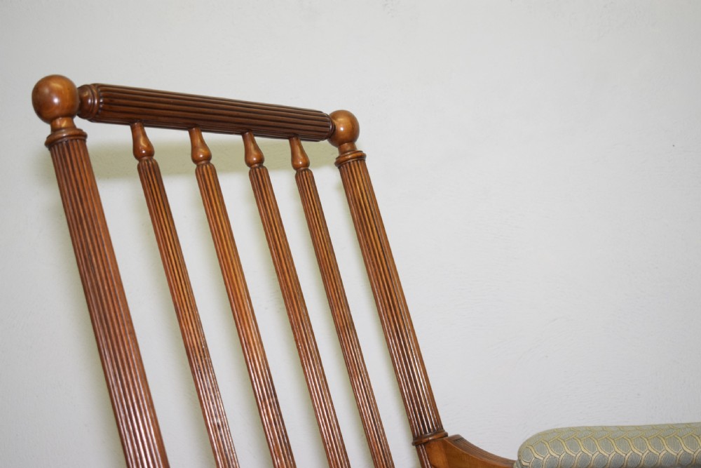 Antique Regency Satinwood Armchair View VIII
