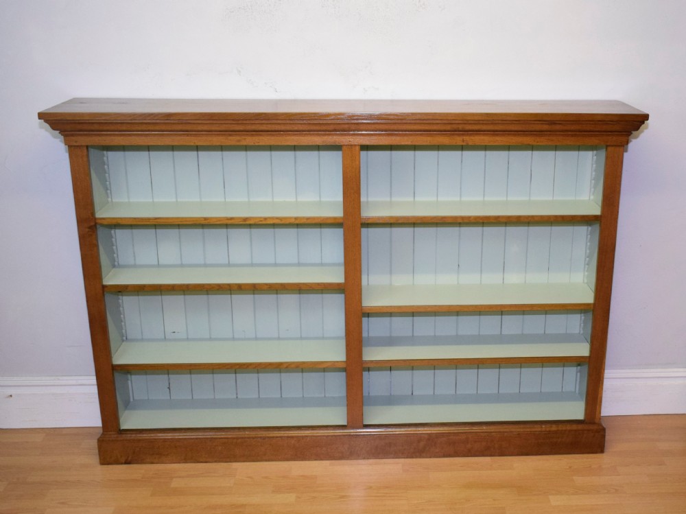 Antique Victorian Oak Bookcase View IV