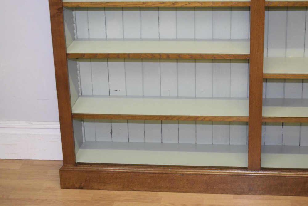 Antique Victorian Oak Bookcase View V