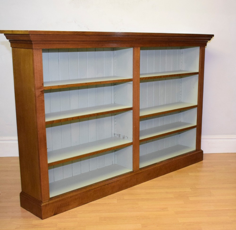 Antique Victorian Oak Bookcase View VI