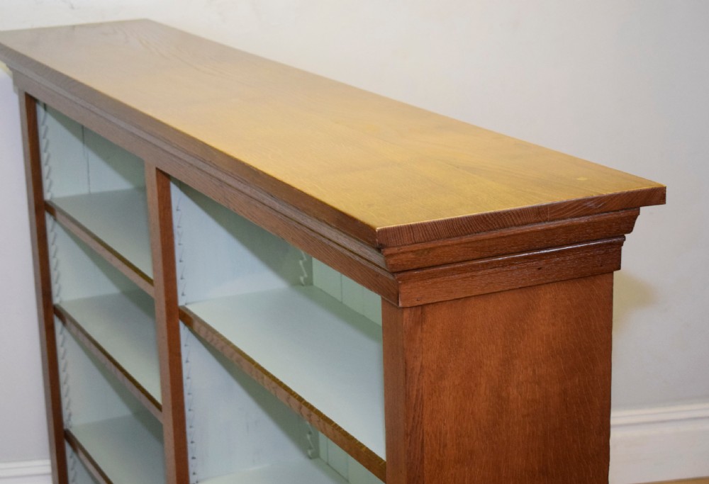 Antique Victorian Oak Bookcase View XV
