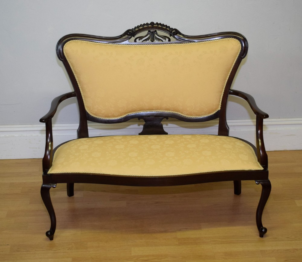 Antique Victorian Couch / Window Seat View II