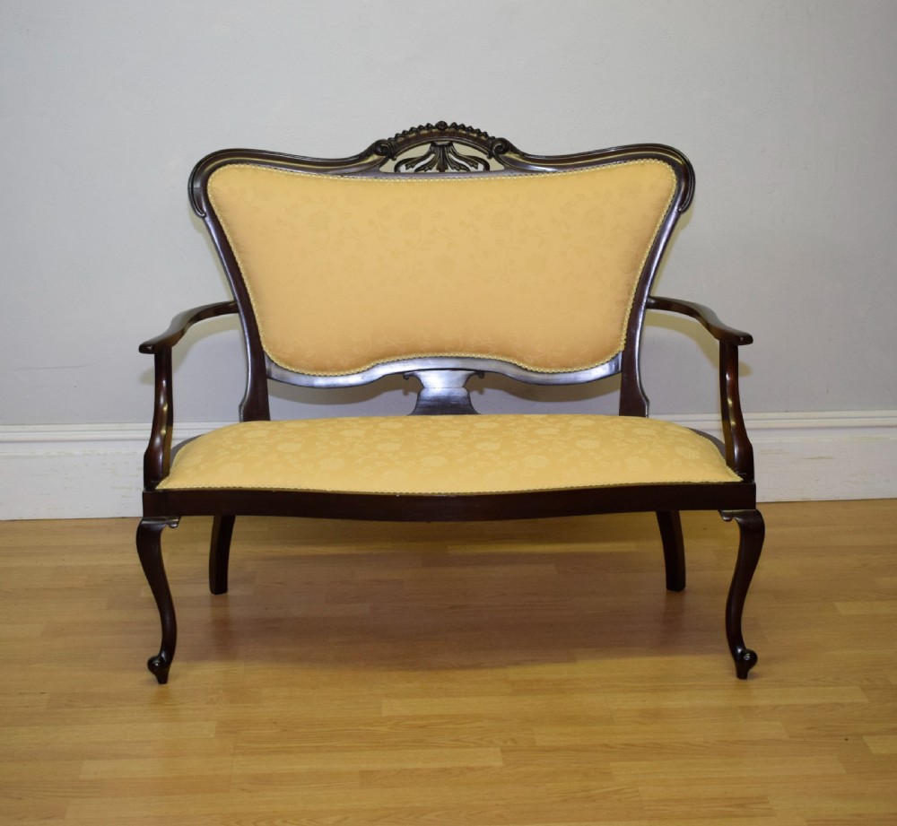 Antique Victorian Couch / Window Seat View III