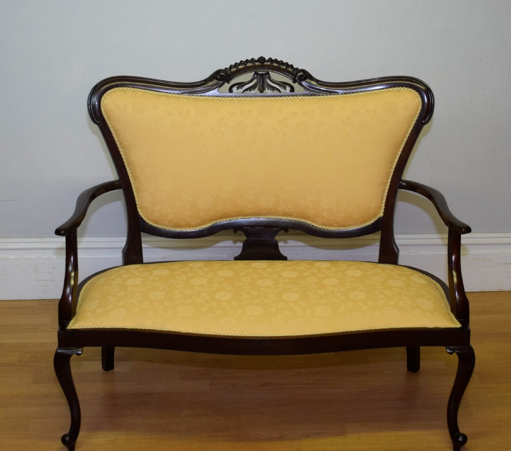 Antique Victorian Couch / Window Seat View IV