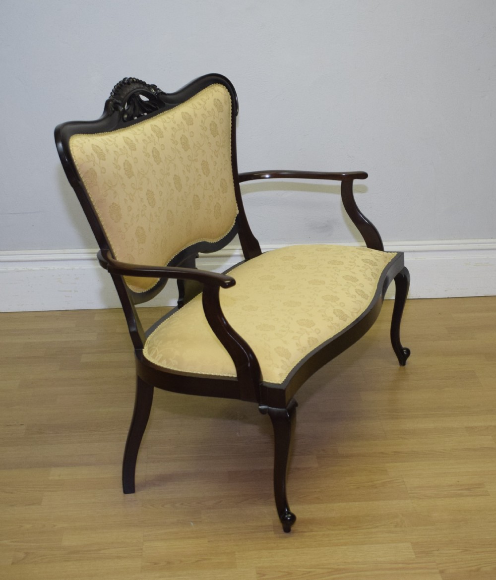 Antique Victorian Couch / Window Seat View V