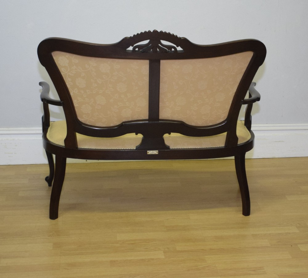 Antique Victorian Couch / Window Seat View VI