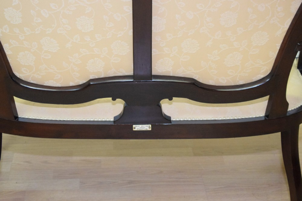 Antique Victorian Couch / Window Seat View VII