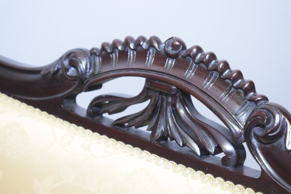 Antique Victorian Couch / Window Seat View XII