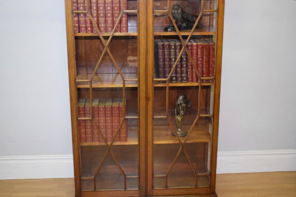  Bookcase Edwardian Mahogany View III