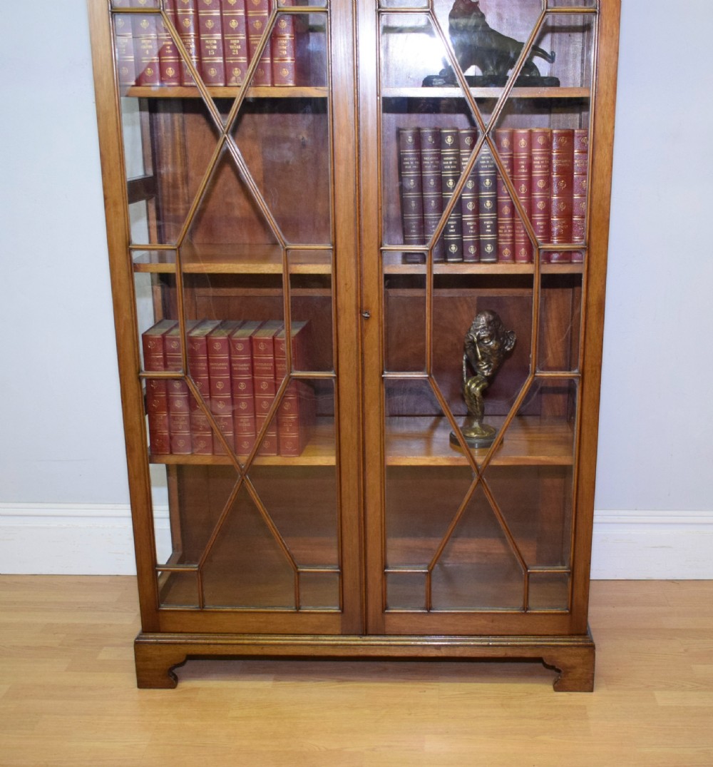  Bookcase Edwardian Mahogany View VII