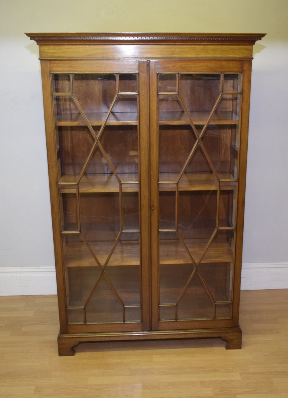  Bookcase Edwardian Mahogany View XIV