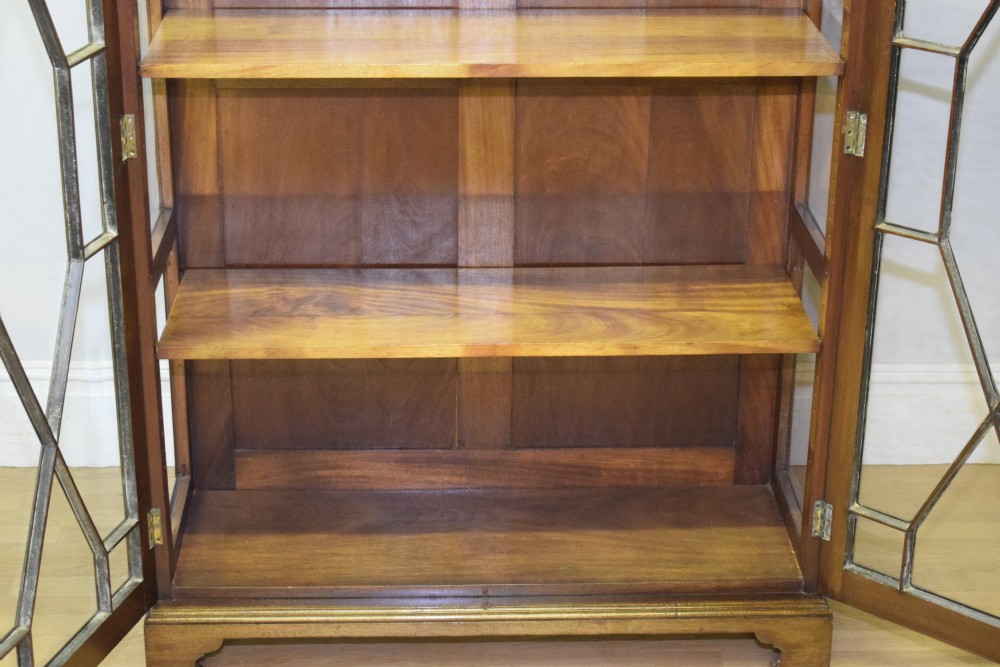  Bookcase Edwardian Mahogany View XVI