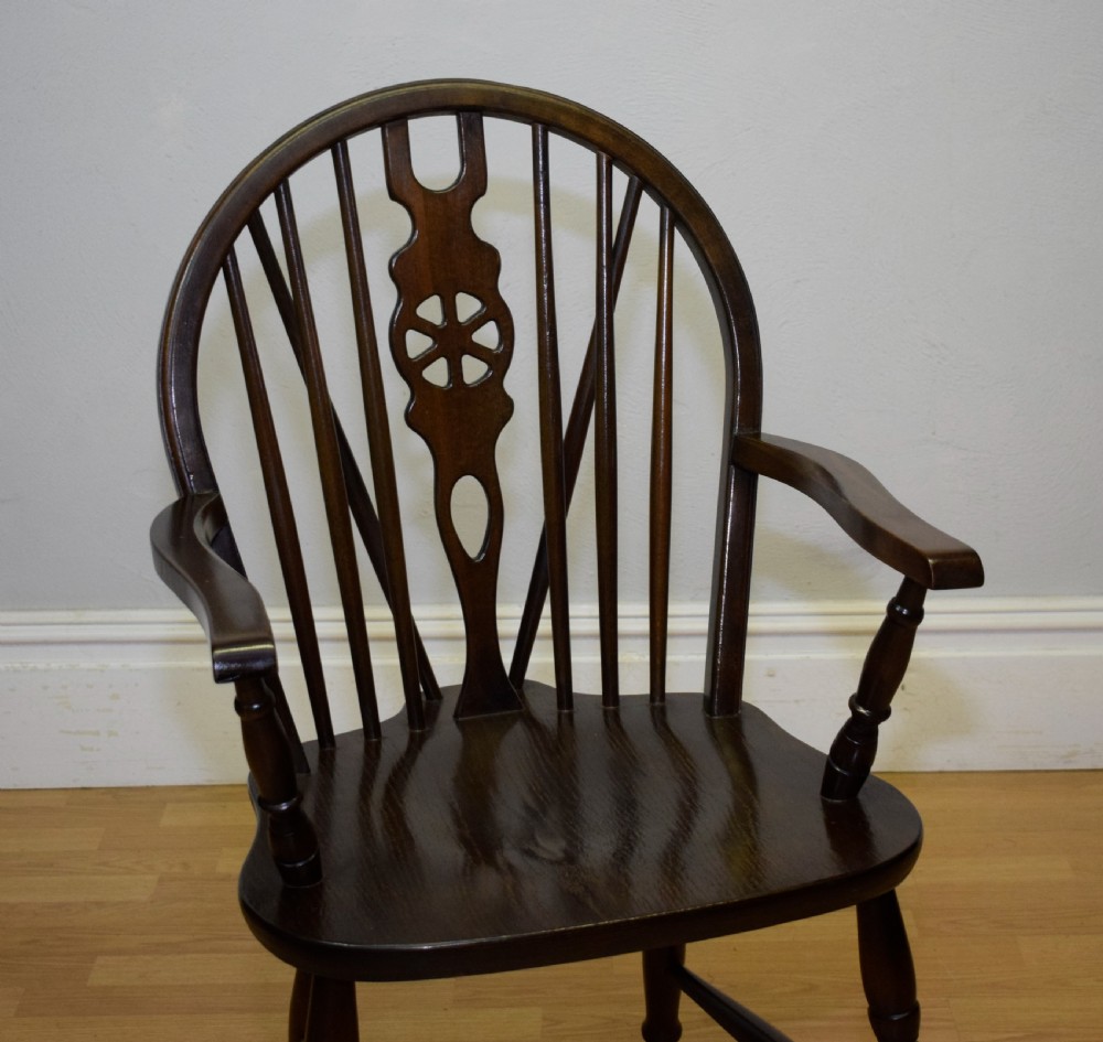 Early 20th Century Wheel Back Armchair View III