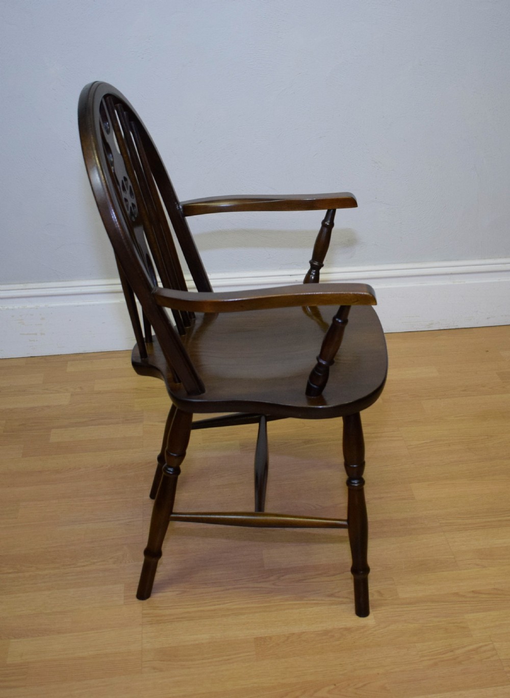 Early 20th Century Wheel Back Armchair View IV